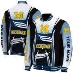 customized-michigan-wolverines-mesh-effect-blue-black-varsity-jacket-best-selling.webp