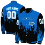 customized-middle-tennessee-blue-raiders-flame-border-blue-black-varsity-jacket-best-selling.webp