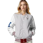 customized-mississippi-state-bulldogs-speckled-arms-maroon-gray-varsity-jacket-best-selling.webp