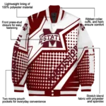 customized mississippi state bulldogs star burst maroon varsity jacket best selling.webp