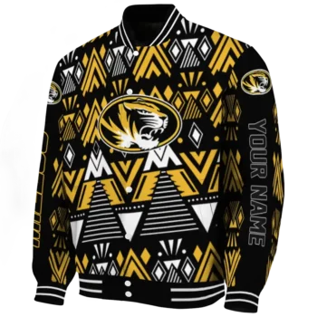 customized missouri tigers pyramid shapes black varsity jacket best selling.webp