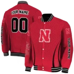 customized-nebraska-cornhuskers-chevron-arrow-red-varsity-jacket-best-selling.webp