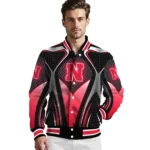 customized-nebraska-cornhuskers-mesh-chest-black-varsity-jacket-best-selling.webp