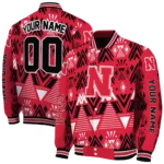 customized-nebraska-cornhuskers-pyramid-shapes-red-varsity-jacket-best-selling.webp