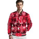 customized-nebraska-cornhuskers-pyramid-shapes-red-varsity-jacket-best-selling.webp