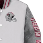 customized-new-mexico-lobos-speckled-arms-red-gray-varsity-jacket-best-selling.webp