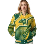customized-north-dakota-state-bison-star-burst-green-varsity-jacket-best-selling.webp