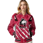 customized-northern-illinois-huskies-chevron-angles-red-varsity-jacket-best-selling.webp