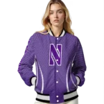 customized-northwestern-wildcats-chevron-arrow-purple-varsity-jacket-best-selling.webp
