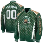 customized-ohio-bobcats-hexagon-grid-green-varsity-jacket-best-selling.webp