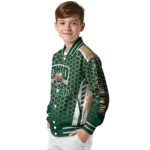 customized-ohio-bobcats-hexagon-grid-green-varsity-jacket-best-selling.webp