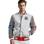 customized-ohio-state-buckeyes-speckled-arms-scarlet-gray-varsity-jacket-best-selling.webp