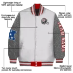 customized-ohio-state-buckeyes-speckled-arms-scarlet-gray-varsity-jacket-best-selling.webp