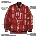 customized-oklahoma-sooners-bolt-stripe-crimson-varsity-jacket-best-selling.webp