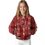 customized-oklahoma-sooners-bolt-stripe-crimson-varsity-jacket-best-selling.webp
