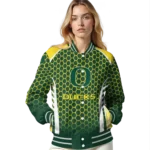 customized-oregon-ducks-hexagon-grid-green-varsity-jacket-best-selling.webp