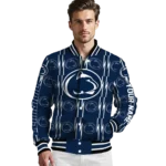 customized-penn-state-nittany-lions-bolt-stripe-blue-varsity-jacket-best-selling.webp