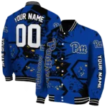 customized-pittsburgh-panthers-hexagon-cluster-royal-blue-black-varsity-jacket-best-selling.webp