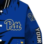 customized-pittsburgh-panthers-hexagon-cluster-royal-blue-black-varsity-jacket-best-selling.webp