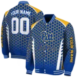 customized-pittsburgh-panthers-hexagon-grid-royal-blue-varsity-jacket-best-selling.webp