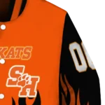 customized-sam-houston-bearkats-flame-border-orange-black-varsity-jacket-best-selling.webp