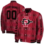 customized-san-diego-state-aztecs-bolt-stripe-red-varsity-jacket-best-selling.webp
