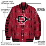 customized-san-diego-state-aztecs-bolt-stripe-red-varsity-jacket-best-selling.webp