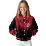 customized-san-diego-state-aztecs-flame-border-red-black-varsity-jacket-best-selling.webp