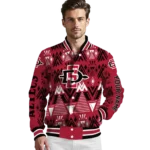 customized-san-diego-state-aztecs-pyramid-shapes-red-varsity-jacket-best-selling.webp