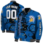customized-san-jose-state-spartans-hexagon-cluster-blue-black-varsity-jacket-best-selling.webp