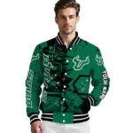customized-south-florida-bulls-hexagon-cluster-green-black-varsity-jacket-best-selling.webp