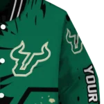 customized-south-florida-bulls-hexagon-cluster-green-black-varsity-jacket-best-selling.webp