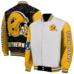 customized-southern-miss-golden-eagles-speckled-arms-black-gray-varsity-jacket-best-selling.webp