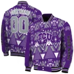 customized-tcu-horned-frogs-pyramid-shapes-purple-varsity-jacket-best-selling.webp