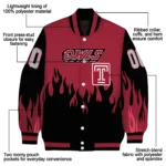 customized-temple-owls-flame-border-red-black-varsity-jacket-best-selling.webp