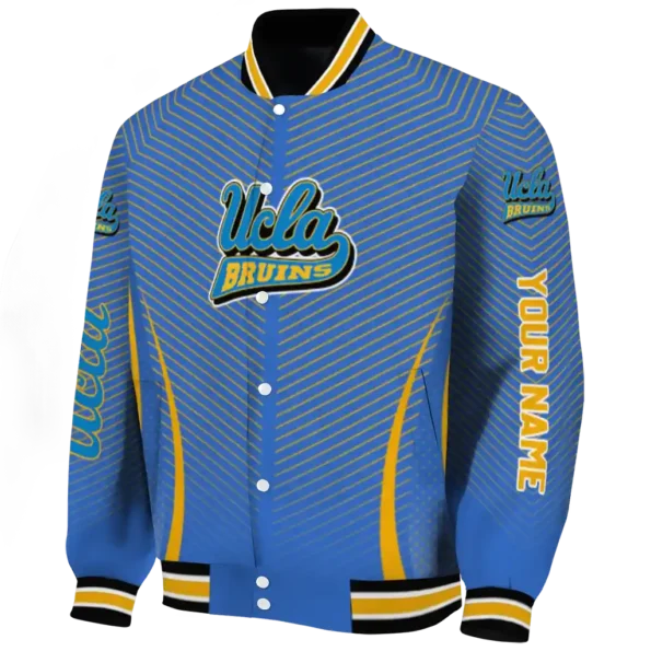 customized ucla bruins chevron arrow blue varsity jacket best selling