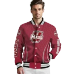 customized-umass-minutemen-chevron-arrow-red-varsity-jacket-best-selling.webp