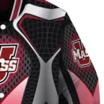 customized-umass-minutemen-mesh-chest-grey-black-varsity-jacket-best-selling.webp