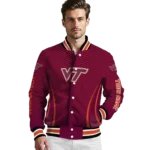 customized-virginia-tech-hokies-chevron-arrow-maroon-varsity-jacket-best-selling.webp