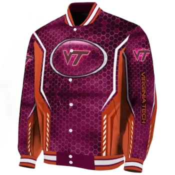 Virginia Tech Hokies Jacket - Customized Power Plate Maroon Deluxe
