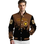 customized-western-michigan-broncos-flame-border-brown-black-varsity-jacket-best-selling.webp