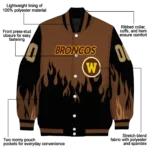 customized-western-michigan-broncos-flame-border-brown-black-varsity-jacket-best-selling.webp