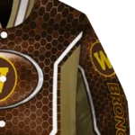 customized-western-michigan-broncos-power-plate-brown-varsity-jacket-best-selling.webp