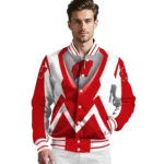 customized-wisconsin-badgers-v-stripes-red-white-varsity-jacket-best-selling.webp