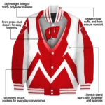 customized-wisconsin-badgers-v-stripes-red-white-varsity-jacket-best-selling.webp