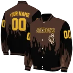 customized-wyoming-cowboys-flame-border-brown-black-varsity-jacket-best-selling.webp