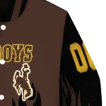 customized-wyoming-cowboys-flame-border-brown-black-varsity-jacket-best-selling.webp