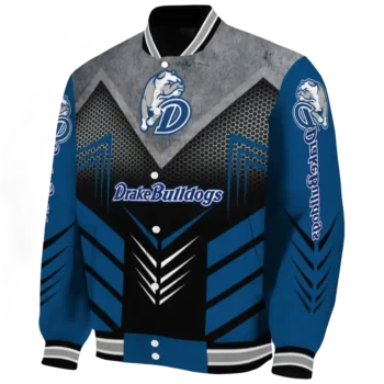 drake bulldogs arrow layer blue black varsity jacket best selling.webp