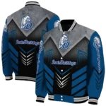drake bulldogs arrow layer blue black varsity jacket best selling.webp