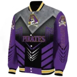 east carolina pirates arrow layer purple black varsity jacket best selling.webp